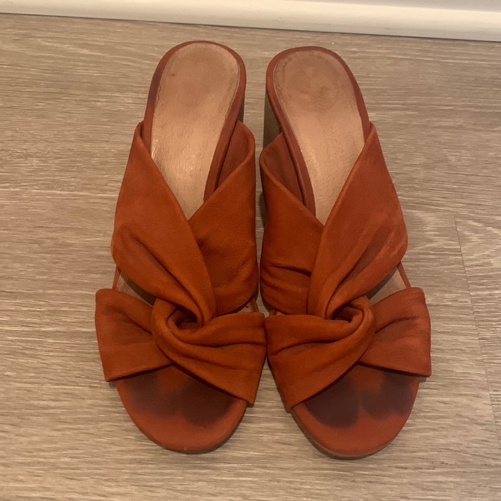 Madewell Suede Hugh heel